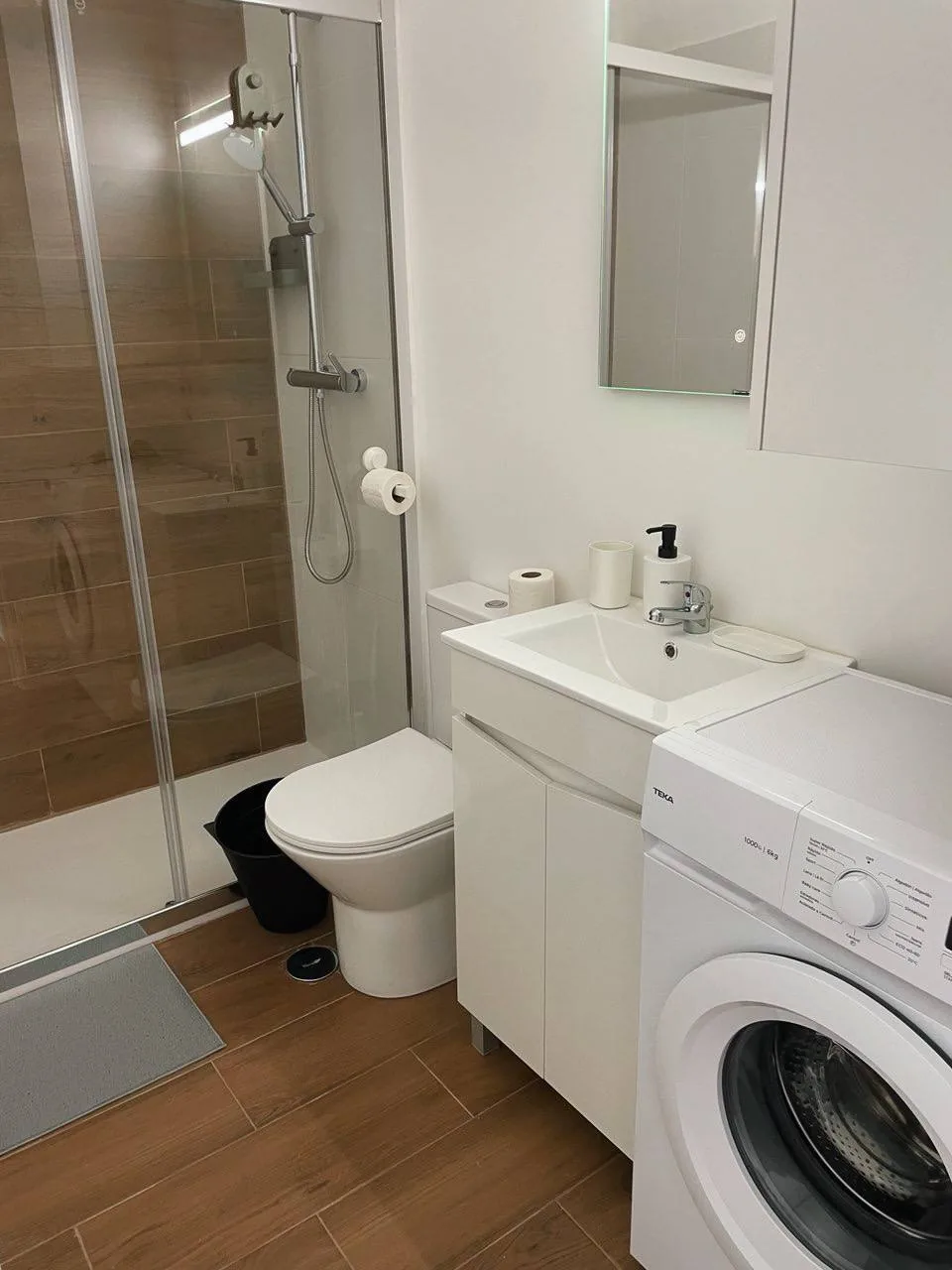 Bathroom and washing machine