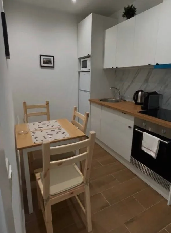 Kitchen and dining area